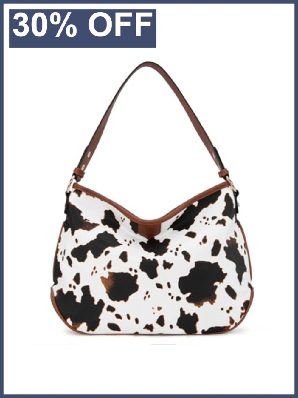 Montana West Vegan Leather Hobo Shoulder Bag Medium Lightweight